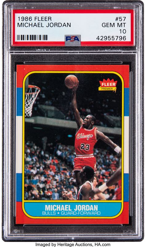 1986 fleer michael jordan basketball card|michael jordan basketball card price.